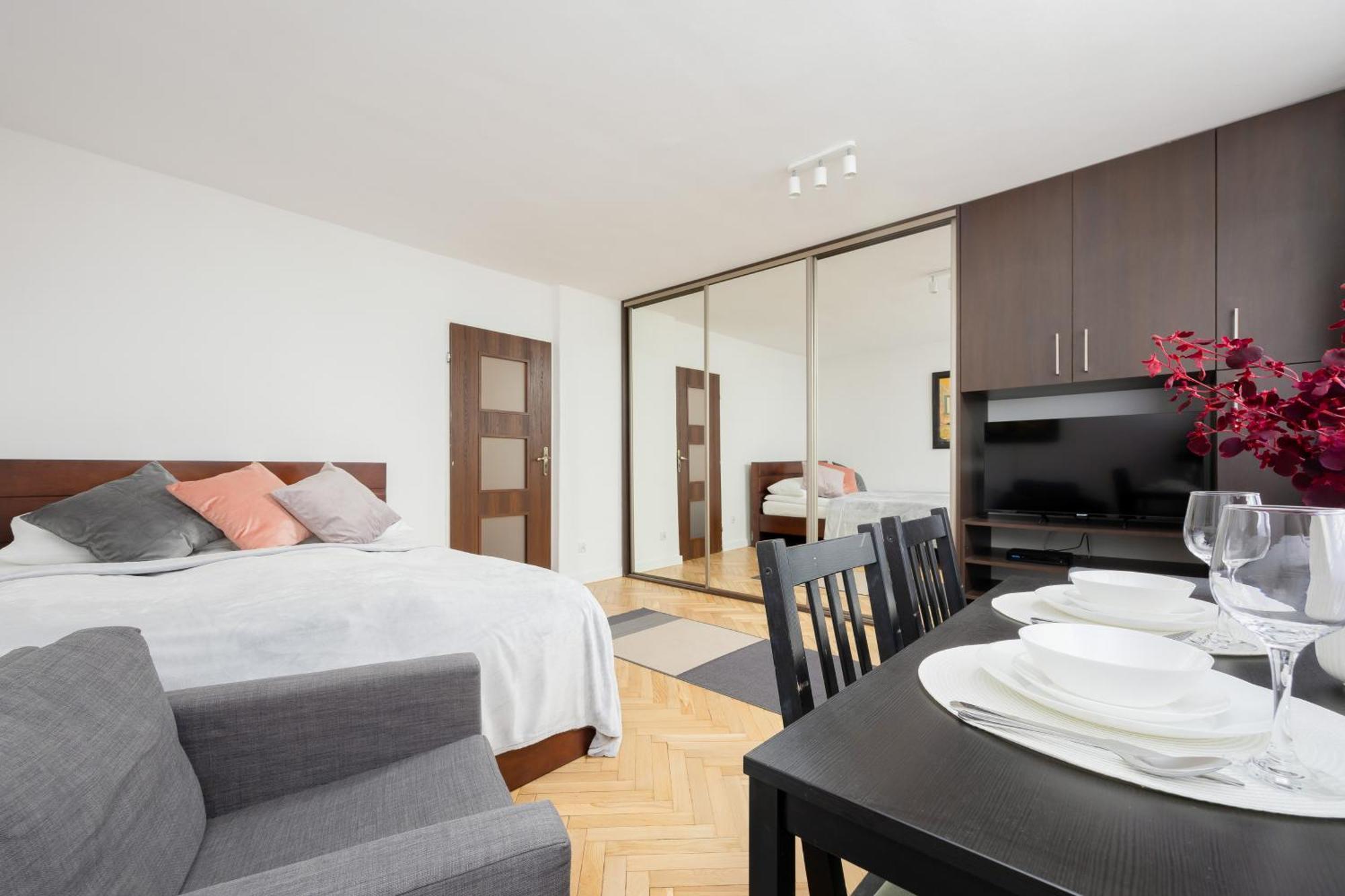 Studio Warsaw Downtown By Noclegi Renters Exteriör bild